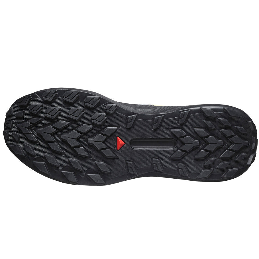 Salomon Men's Genesis Trail Running Shoes Black / White / Lemon - Achilles Heel