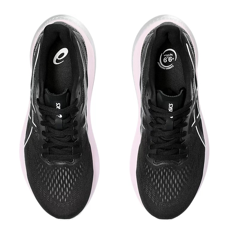 Asics Women's GT-2000 12 Running Shoes Black / White - achilles heel