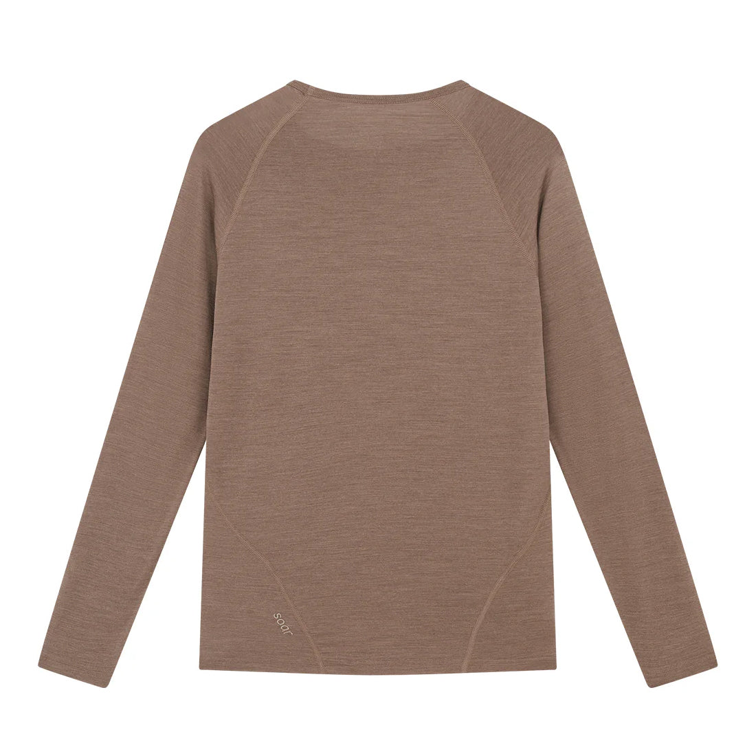 Soar Men's Merino Silk Base Layer Deep Taupe - Achilles Heel