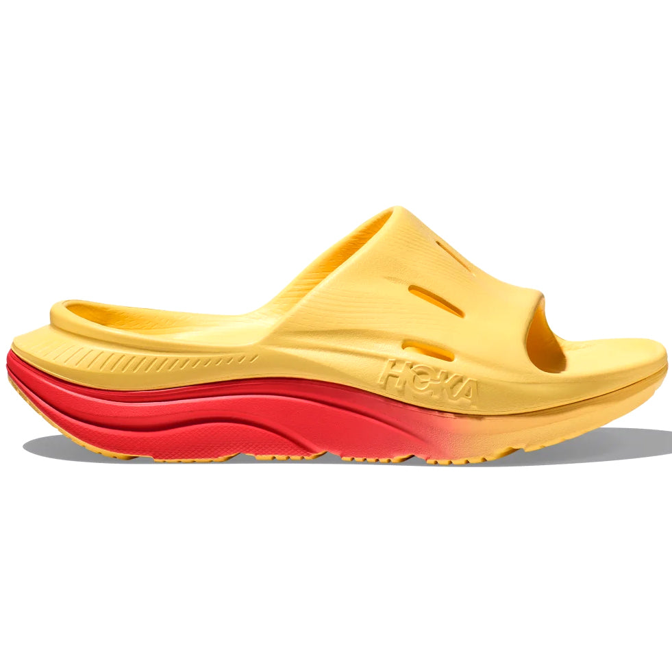 Hoka Ora Recovery Slide 3 Poppy / Cerise - achilles heel