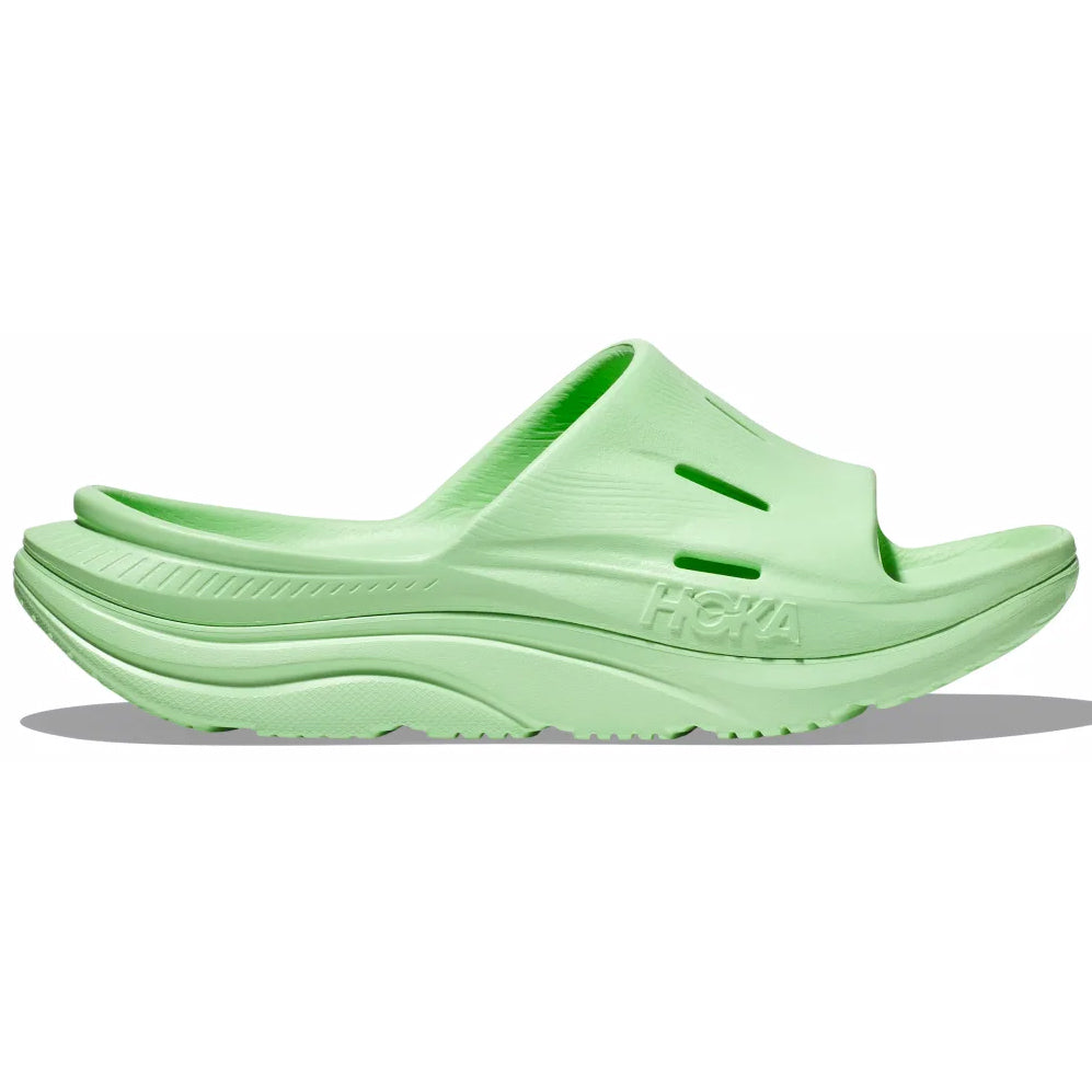 Hoka Ora Recovery Slide 3 Lime Glow / Lime Glow - achilles heel