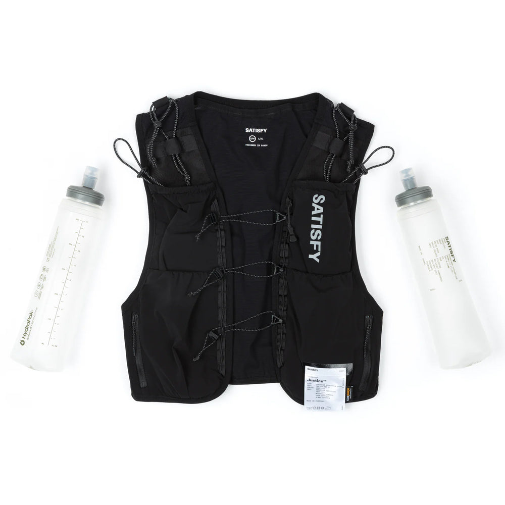 Satisfy Justice Cordura 5L Hydration Vest Black v2 - achilles heel