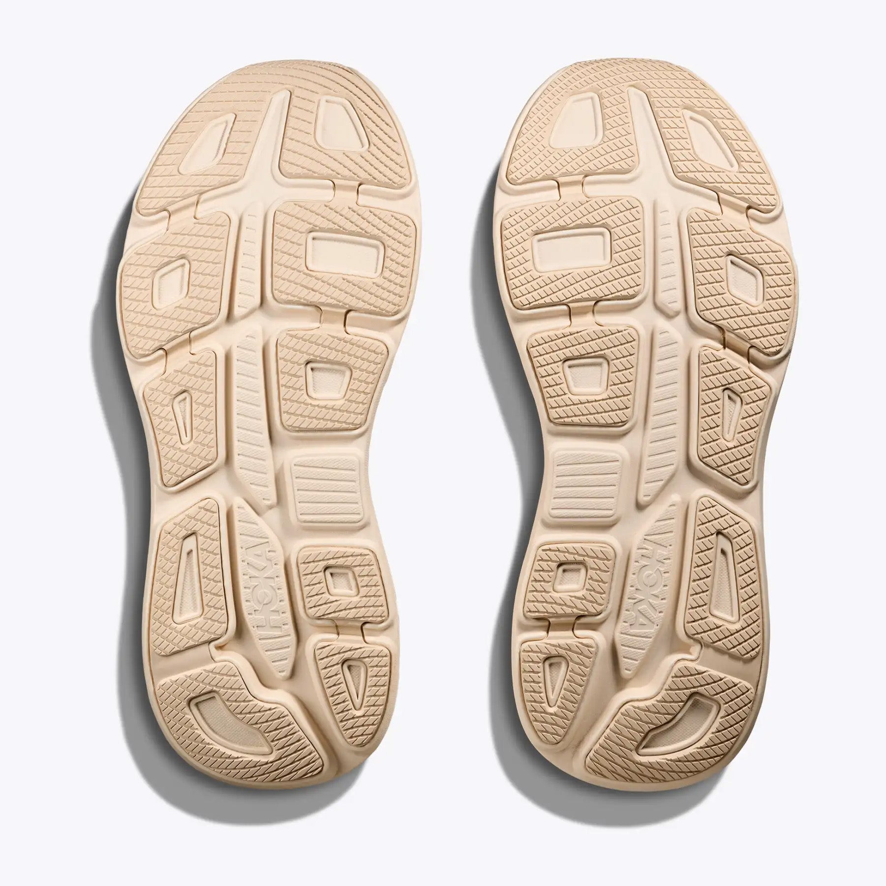 Hoka Men's Bondi 9 Running Shoes Oatmeal / Oat Milk - Achilles Heel