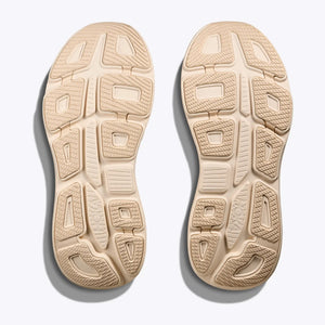 Hoka Men's Bondi 9 Running Shoes Oatmeal / Oat Milk - achilles heel