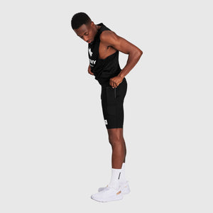 SAYSKY Men's Combat+ 9 Inch Short Tights Black - achilles heel