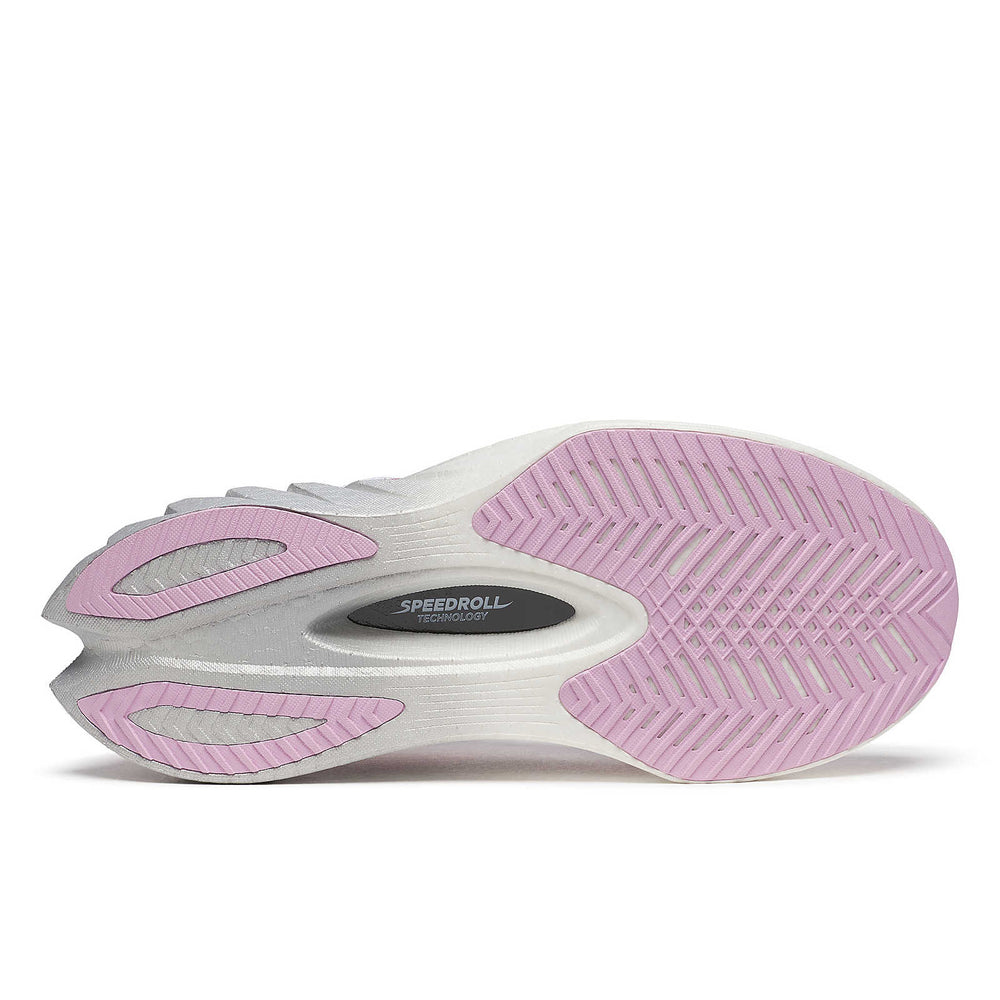Saucony Women's Endorphin Pro 4 Running Shoes Magenta - achilles heel