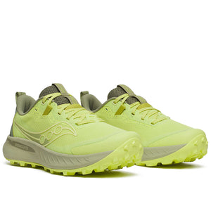 Saucony Women's Peregrine 15 Trail Running Shoes Sunny / Hemlock - achilles heel