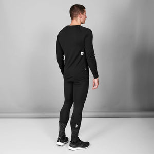 SAYSKY Men's Merino Base 165 Top Black - achilles heel