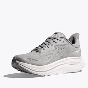 Hoka Men's Clifton 10 Running Shoes Stellar Grey / Stardust - achilles heel