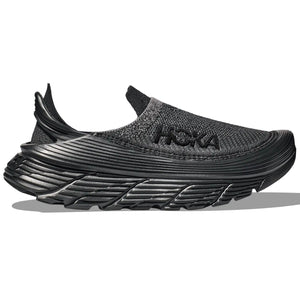 Hoka Restore TC Black / Black - achilles heel