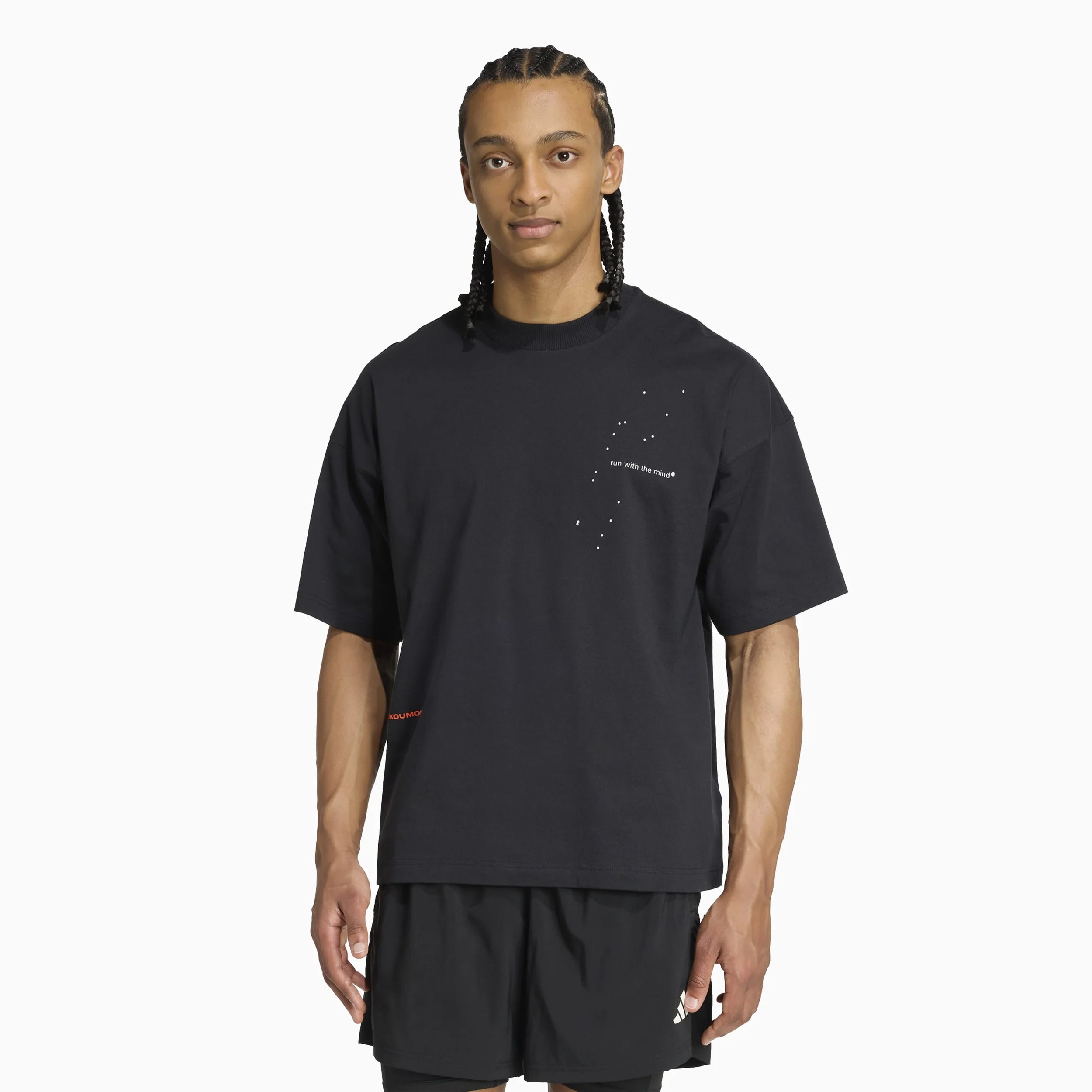 Unisex Adi365 H.Koumori Running Tee Black - Achilles Heel