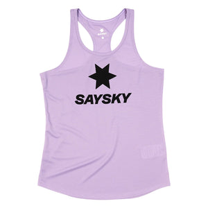 SAYSKY Women's Logo Flow Singlet Purple - achilles heel