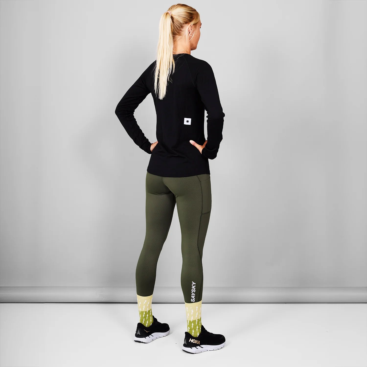 SAYSKY Women's Merino Base 165 Top Black - Achilles Heel