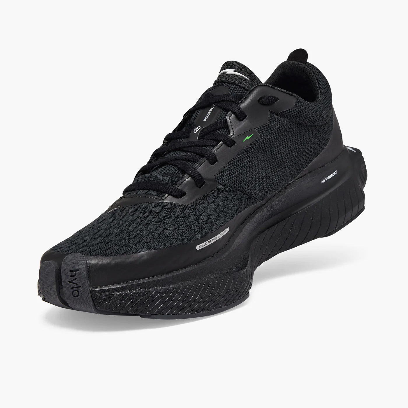 Hylo Impact Running Shoes Triple Black - Achilles Heel
