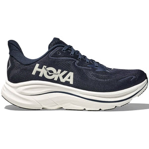 Hoka Men's Clifton 10 Running Shoes Navy / White - achilles heel