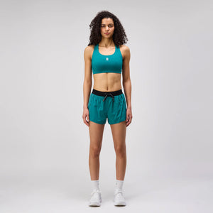 Bandit Women's Stamina Scoop Neck Run Bra Gulfstream - achilles heel