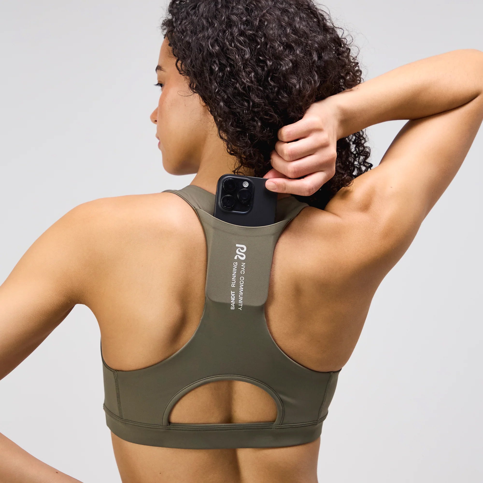 Women's Stamina Scoop Neck Run Bra Fatigue - Achilles Heel