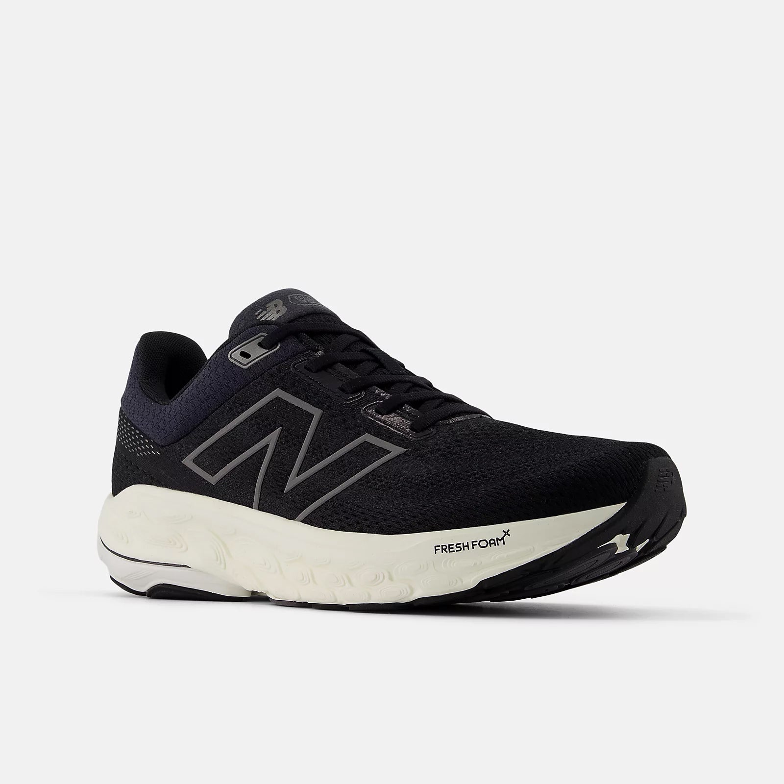 New Balance Men's 860v14 Wide Fit Running Shoes Black / Phantom / Sea Salt - Achilles Heel