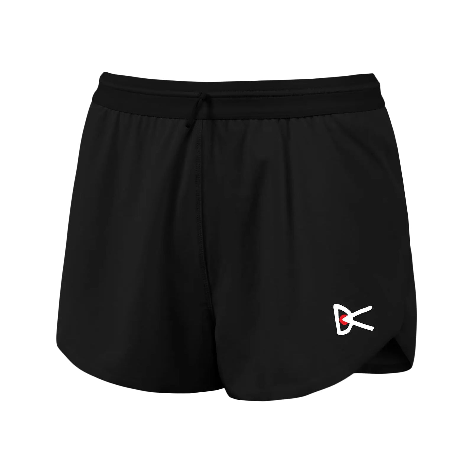 Women's 3 Inch Split Shorts Black - Achilles Heel