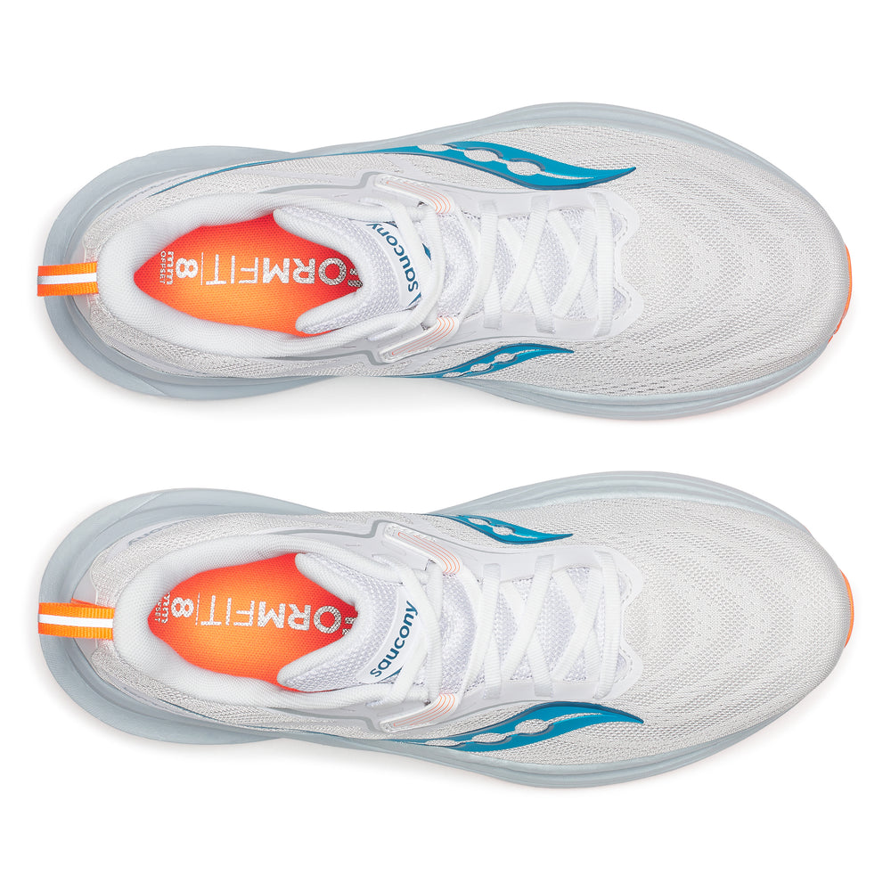 Saucony Men s Tempus 2 Running Shoes White Viziblue