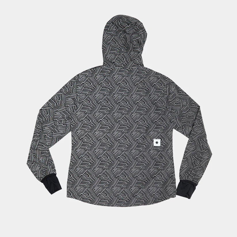 Women's Reflective Blaze Jacket Black AOP