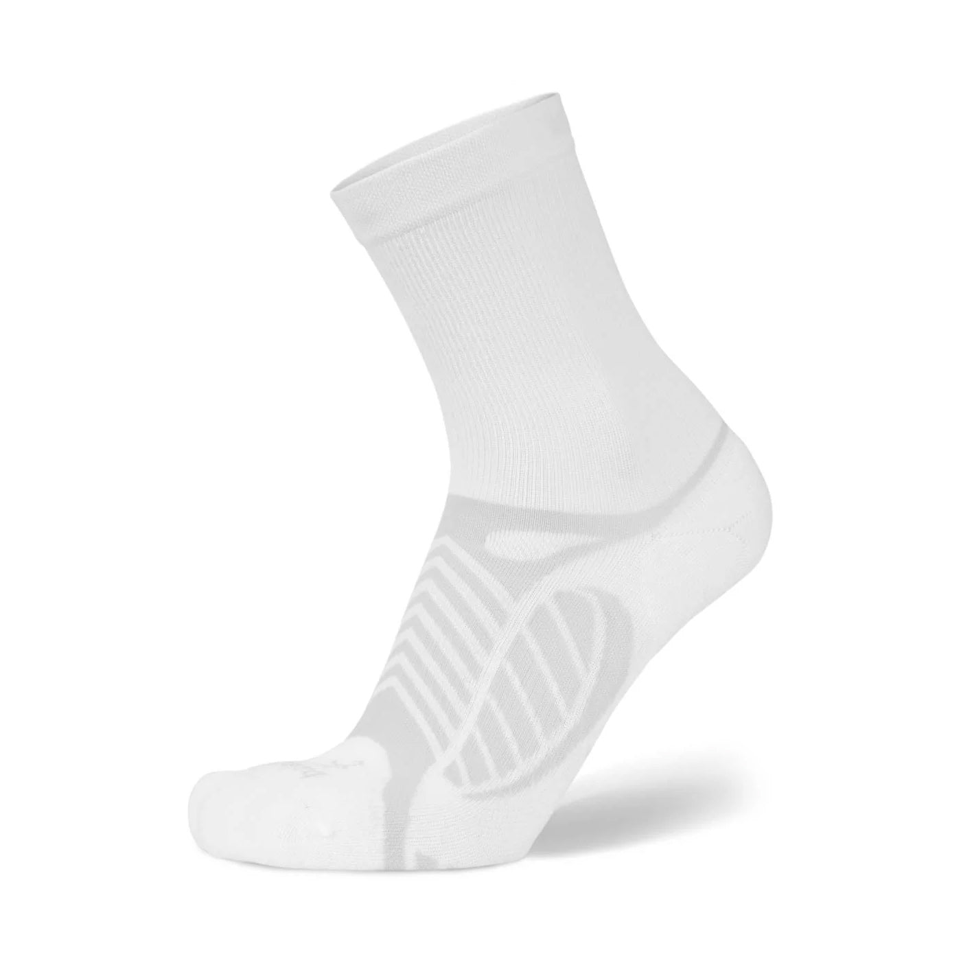 Ultralight Crew Running Socks White