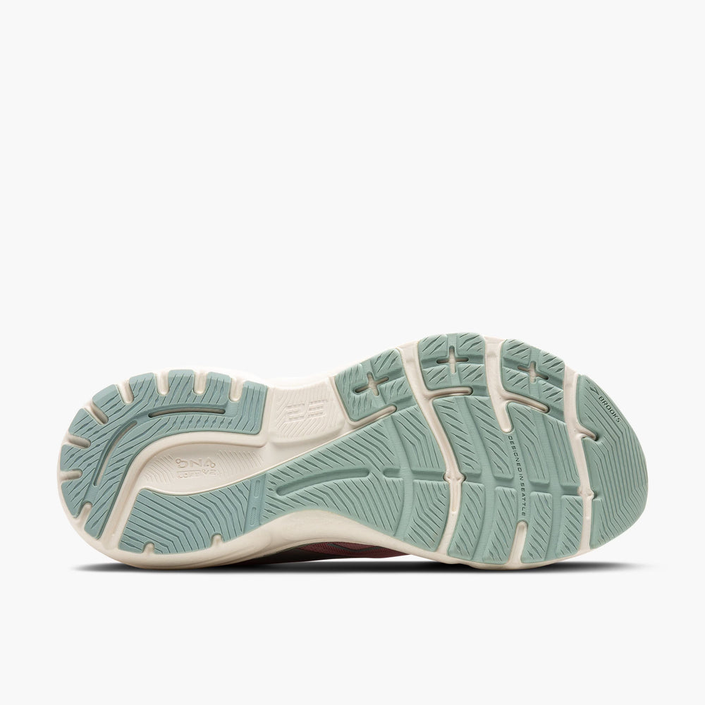 Brooks Women's Adrenaline GTS 23 Running Shoes Zephyr / Blue / Coconut - achilles heel