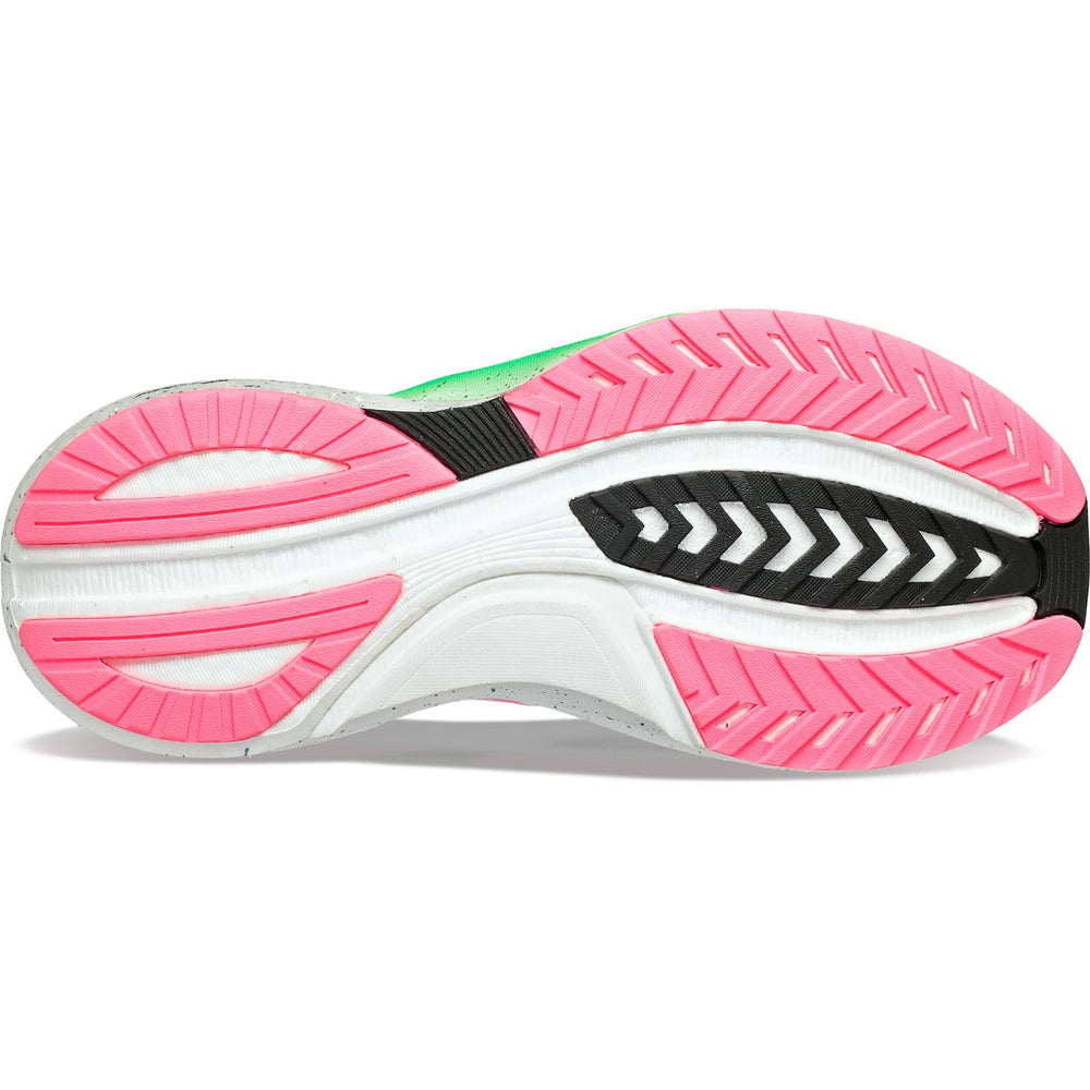 Saucony Women's Tempus Running Shoes White / Vizi Pink - achilles heel