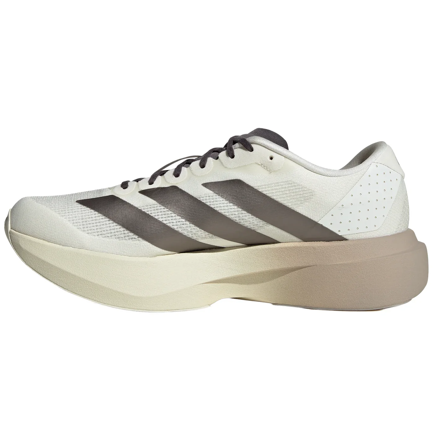 Men's Adizero EVO SL Running Shoes Off White / Aurora Coffee Metallic / Matte Silver