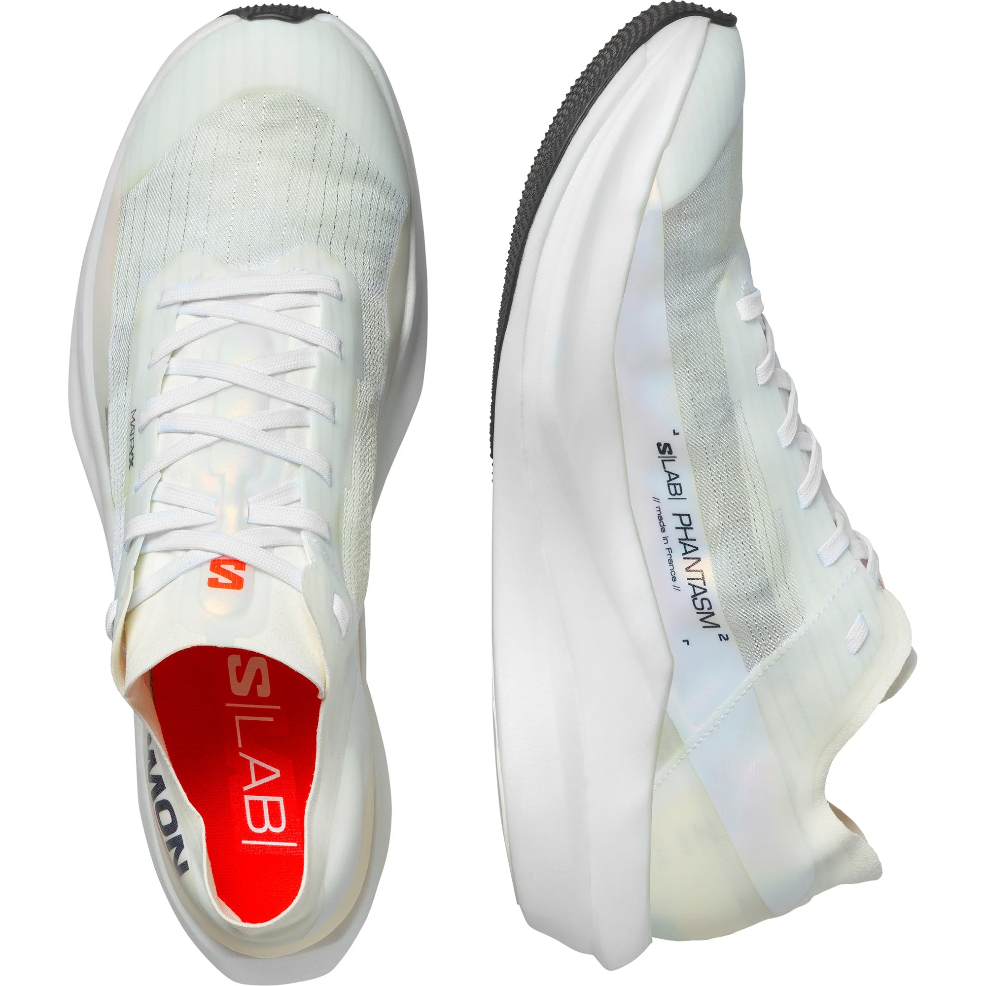 Men's S/LAB Phantasm 2 Made in France Road Running Shoes White / White