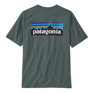 Patagonia Men's P-6 Logo Responsibili Tee Nouveau Green - achilles heel