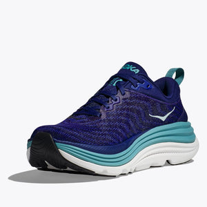 Hoka Women's Gaviota 5 Running Shoes Bellwether Blue / Evening Sky - achilles heel