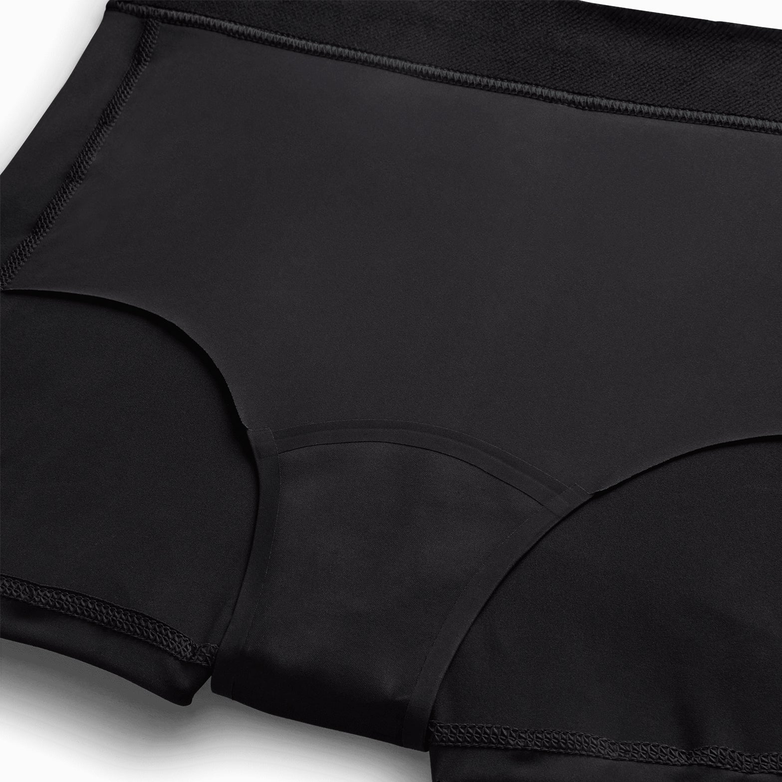 Women's Pro Leak Protection: Period 3 Inch Short Black / White - Achilles Heel