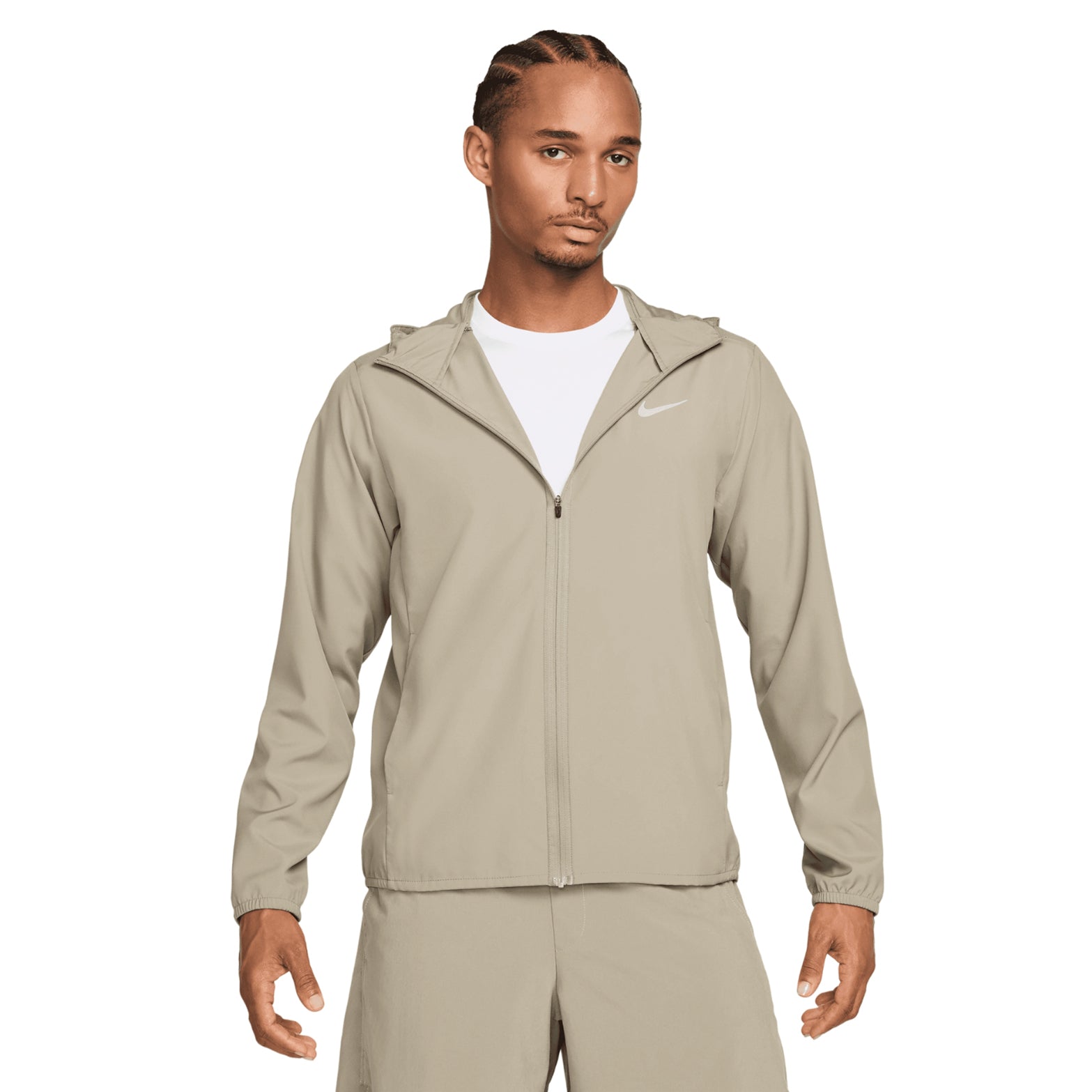 Men's Dri-FIT Form Versatile Running Jacket Light Army / Reflective Silver - Achilles Heel