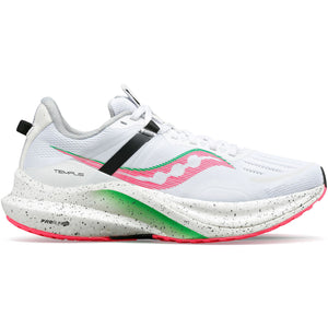 Saucony Women's Tempus Running Shoes White / Vizi Pink - achilles heel