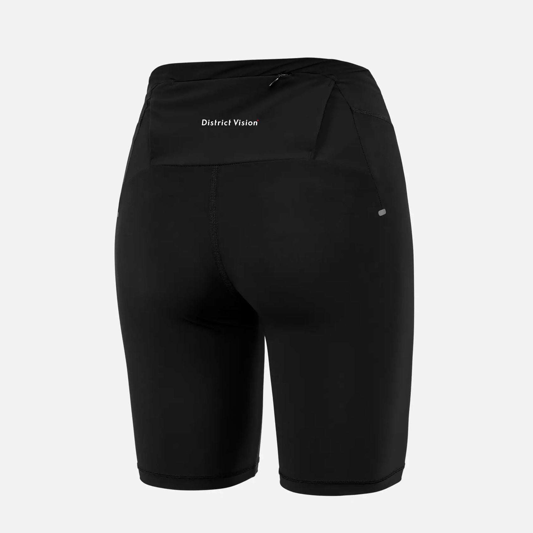 Women's 7 Inch Recycled Pocketed Half Tights Black - Achilles Heel