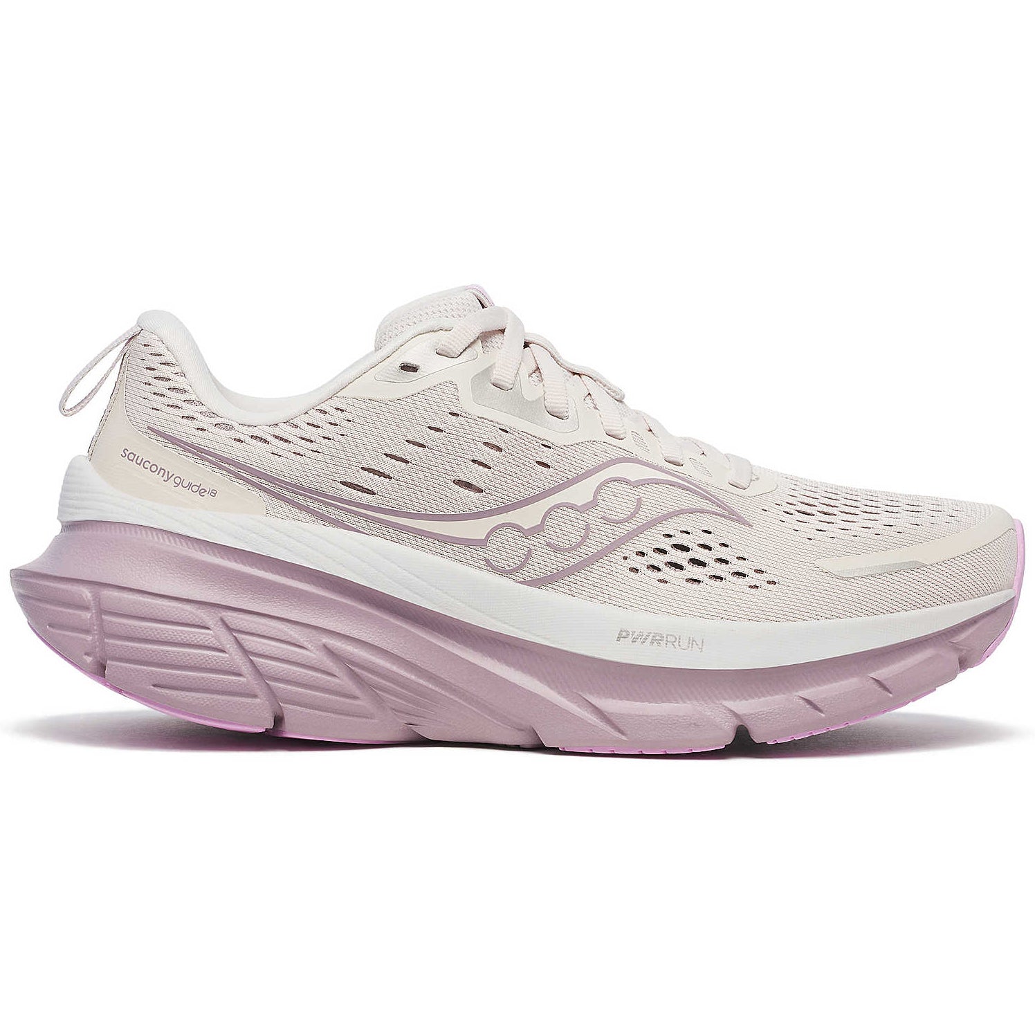 Saucony Women's Guide 18 Running Shoes Moon / Quail - Achilles Heel