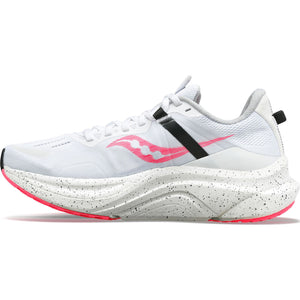 Saucony Women's Tempus Running Shoes White / Vizi Pink - achilles heel