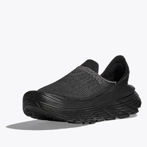 Hoka Restore TC Black / Black - achilles heel