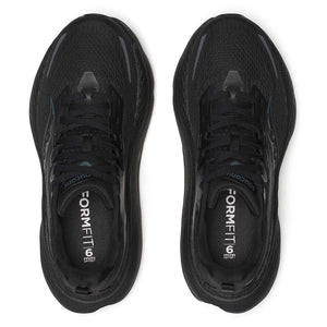 Saucony Women's Hurricane 24 Running Shoes Black / Black - achilles heel