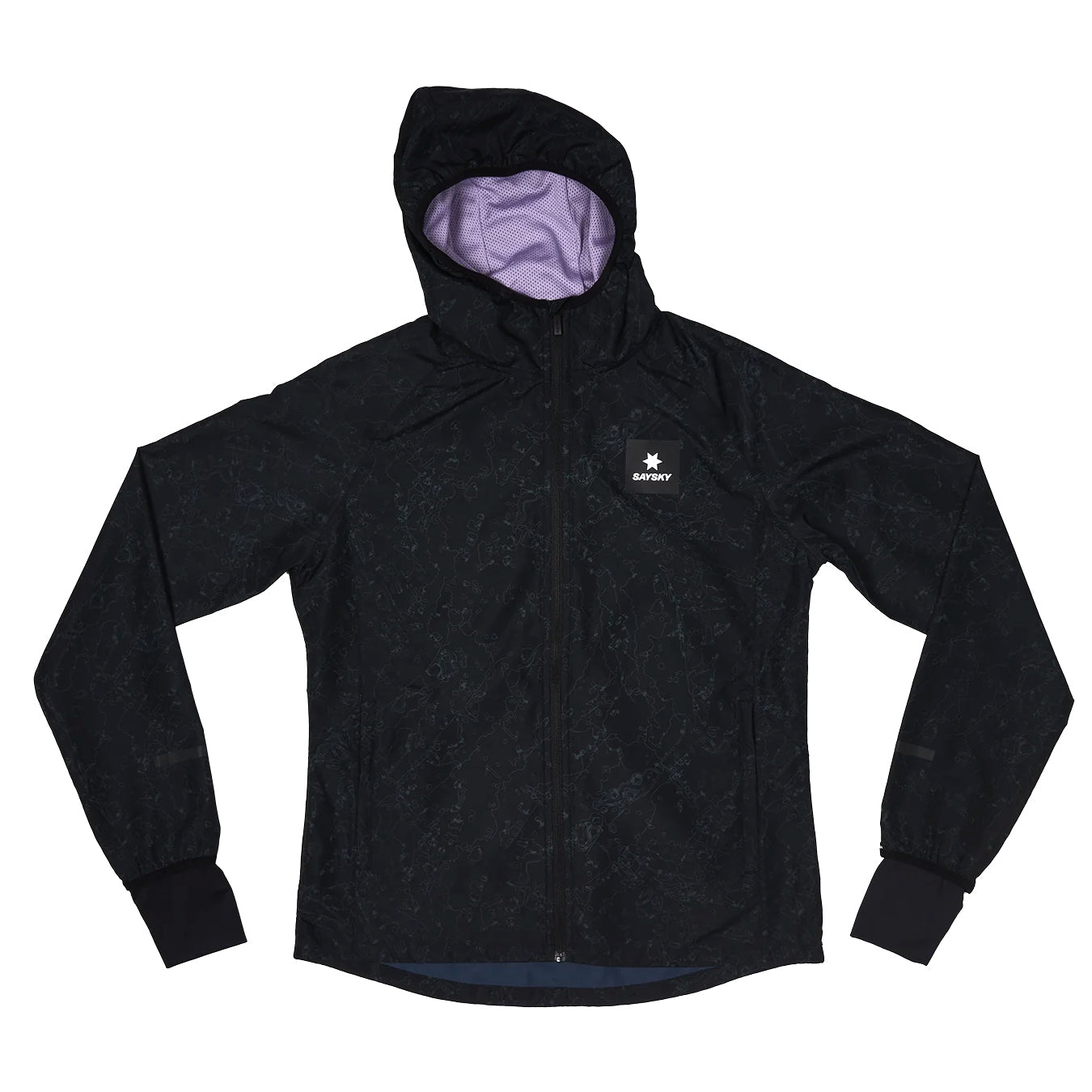 SAYSKY Women's Map Pace Jacket Black - Achilles Heel