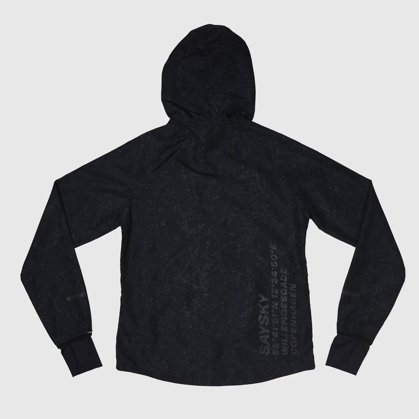 SAYSKY Women's Map Pace Jacket Black - Achilles Heel