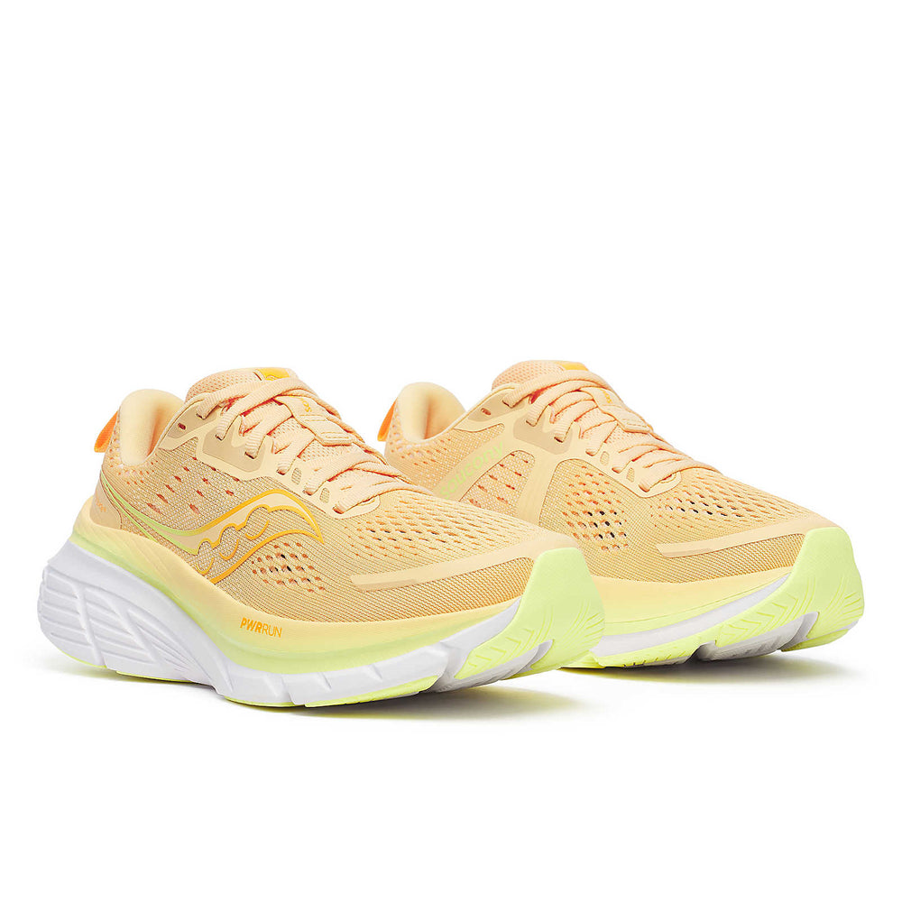 Saucony Women's Guide 18 Running Shoes Peach / Sunny - achilles heel