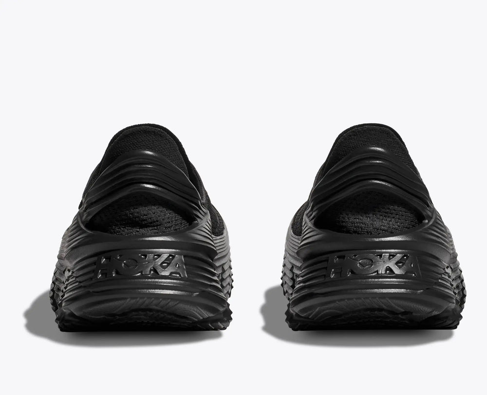 Hoka Restore TC Black / Black - achilles heel