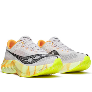 Saucony Men's Endorphin Pro 4 Running Shoes Fog / Peel - achilles heel