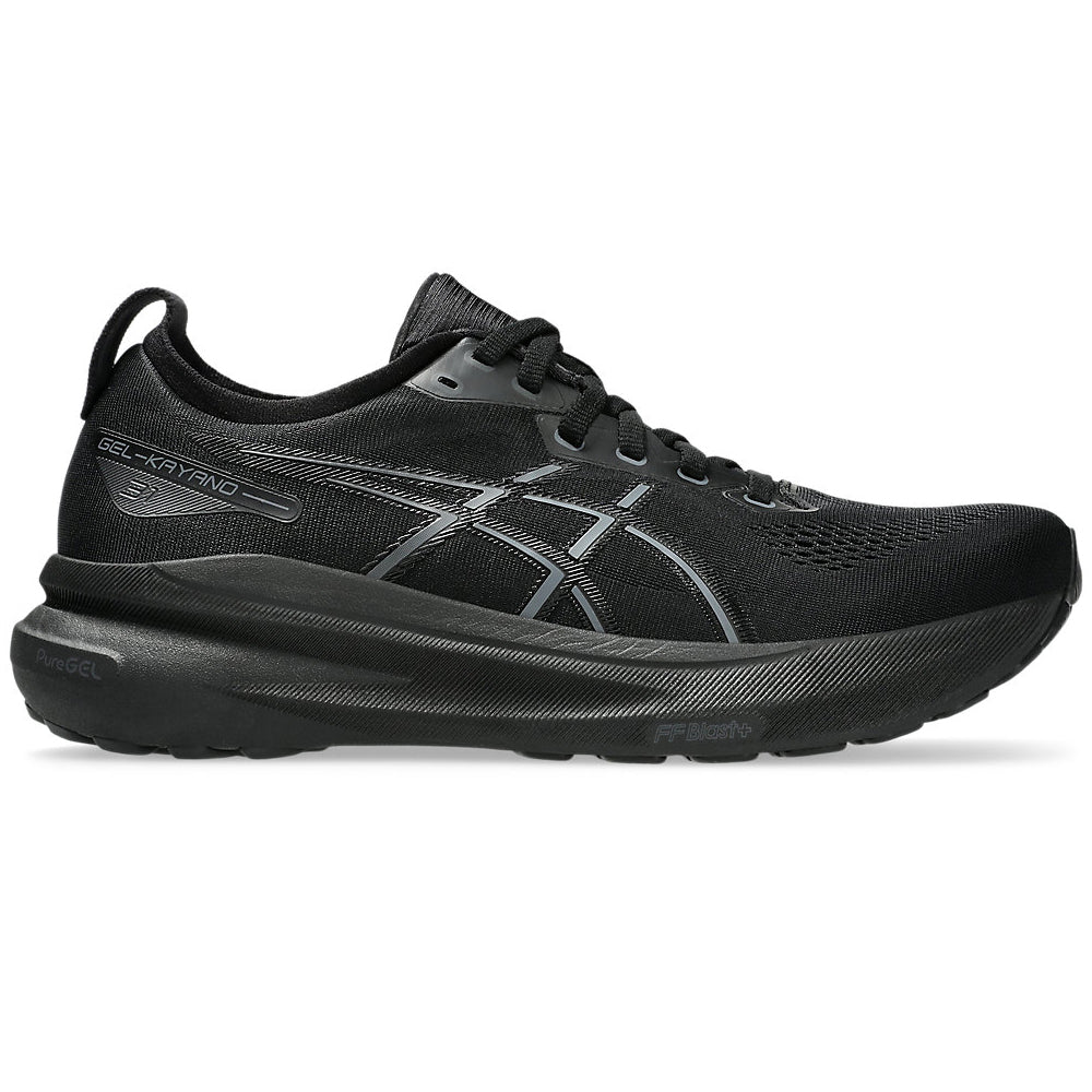 Asics Men's Gel-Kayano 31 Running Shoes Black / Black - Achilles Heel