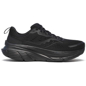 Saucony Men's Guide 18 Running Shoes Triple Black - achilles heel