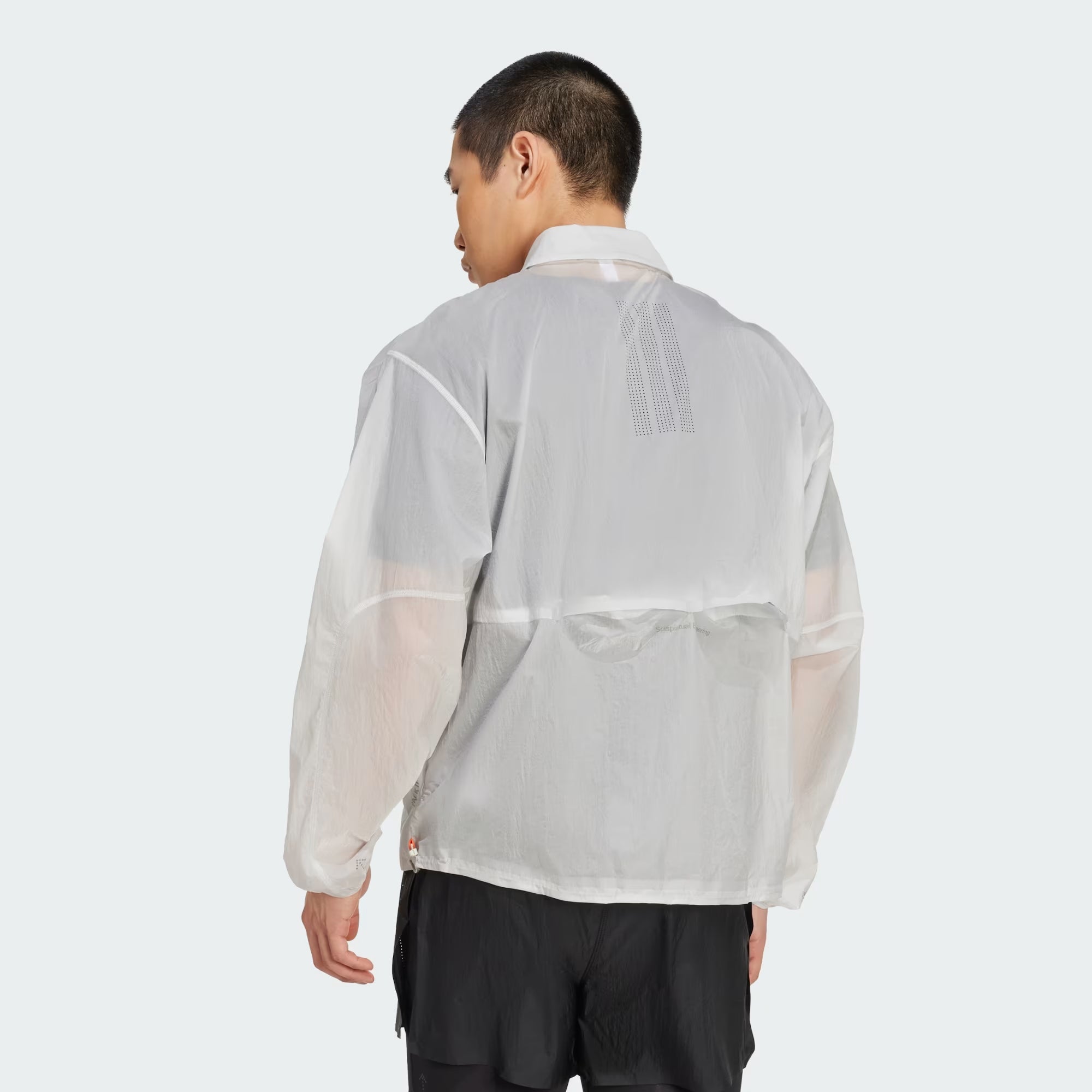 Men's Adi365 H.Koumori Running Coach Jacket Grey One - Achilles Heel
