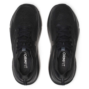 Saucony Men's Guide 18 Running Shoes Triple Black - achilles heel