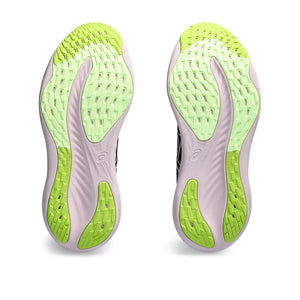 Asics Women's Gel-Nimbus 26 Running Shoes Black / Neon Lime - achilles heel